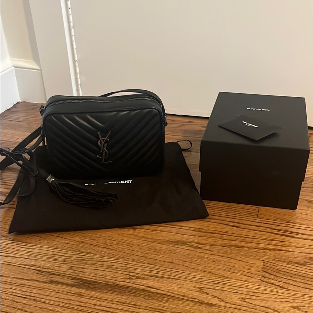 Authentic Saint Laurent Black Camera Bag